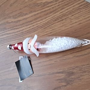 Christmas Santa glass ordiment/ BUNDLE ONLY 2or more items
